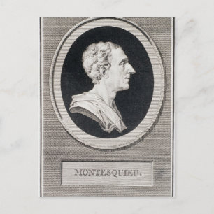 Charles Louis de Sekdat, Baron de Montesquieu Vykort