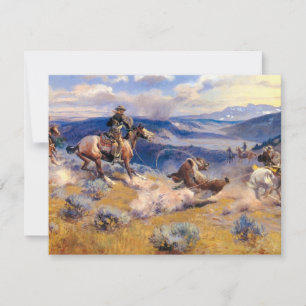 Charles M. Russell's Loops and Swift Horses (1916) Inbjudningar