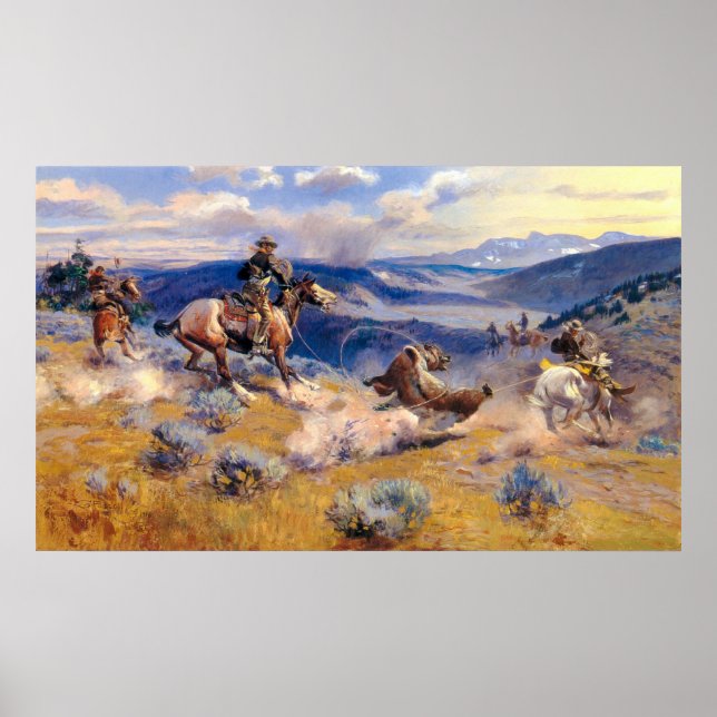 Charles M. Russell's Loops and Swift Horses (1916) Poster (Framsidan)