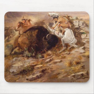 Charles Marion Russell - buffeljakt Musmatta