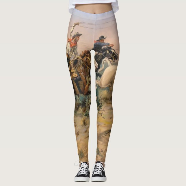 Charles Marion Russell - Herd Quit Leggings (Framsida)