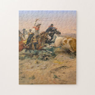 Charles Marion Russell - Herd Quit Pussel