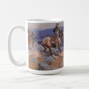 Charles Marion Russell - Loops and Swift Horses Kaffemugg