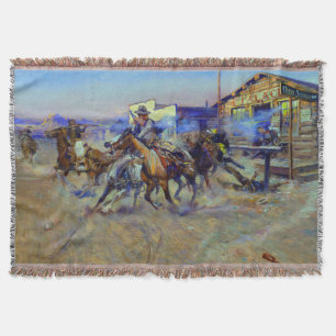 Charles Marion Russell  Rök från en .45 1908 Filt