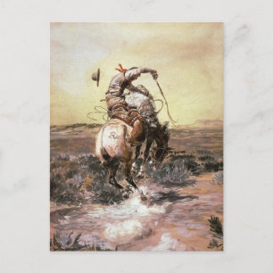 Charles Marion Russell - Slick Rider Vykort