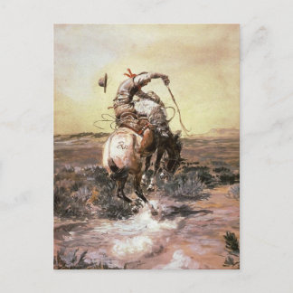 Charles Marion Russell - Slick Rider Vykort