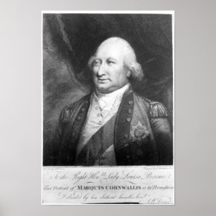 Charles, Marquis of Cornwallis, 1799 Poster