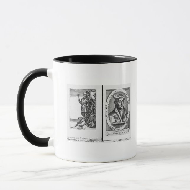 Charles Martel och Martin Luther Mugg (Vänster)