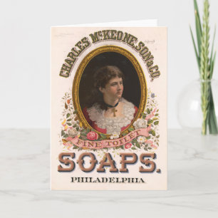 Charles McKeone, Son & Co., Antique Soap Ad Kort