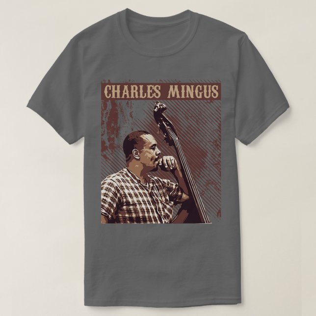 Charles Mingus Jazz vintage T Shirt (Design framsida)