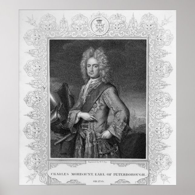 Charles Mordaunt, Earl of Peterborough Poster (Framsidan)
