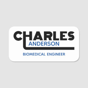 Charles Namn bricka Namnbricka