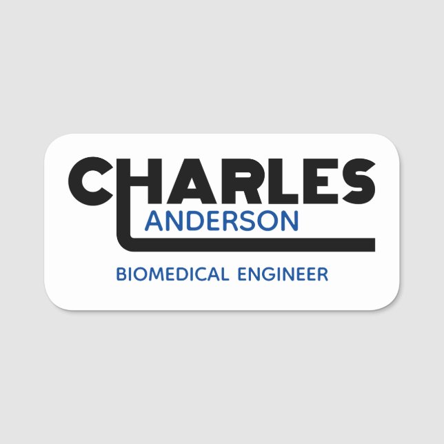 Charles Namn bricka Namnbricka (Framsida)