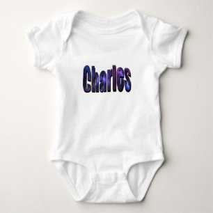 Charles Namn Gjort Av Nebulosa Moln, T Shirt
