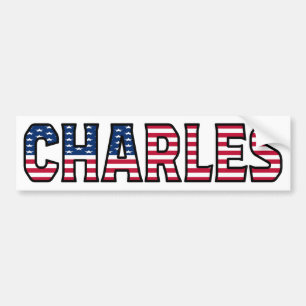Charles Namn Vorname USA Aufkleber Sticker Auto Bildekal