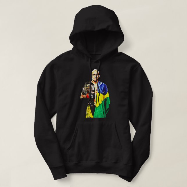 Charles Oliveira Essential T Shirt Hoodie (Design framsida)