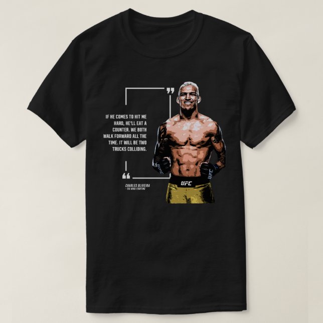 Charles Oliveira Quotes Classic Tshirt Essential T Shirt (Design framsida)