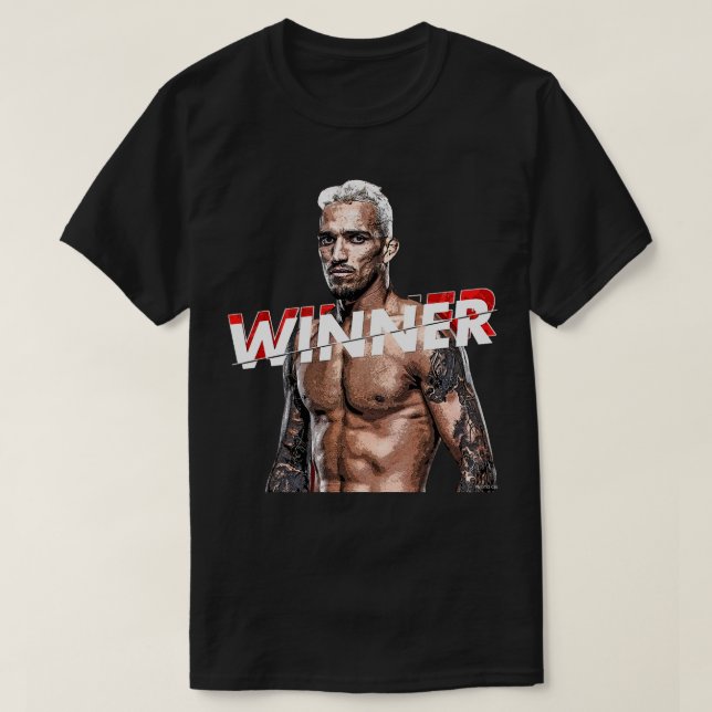 Charles Oliveira Winner lightweight Classic Tshirt T Shirt (Design framsida)