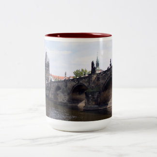 Charles överbryggar, den Prague muggen Två-Tonad Mugg