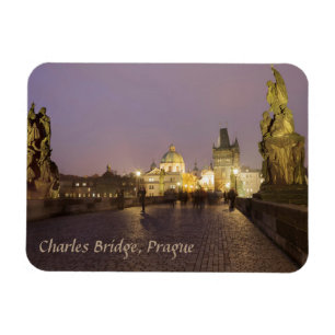 Charles överbryggar, det Prague souvenirfotoet Magnet