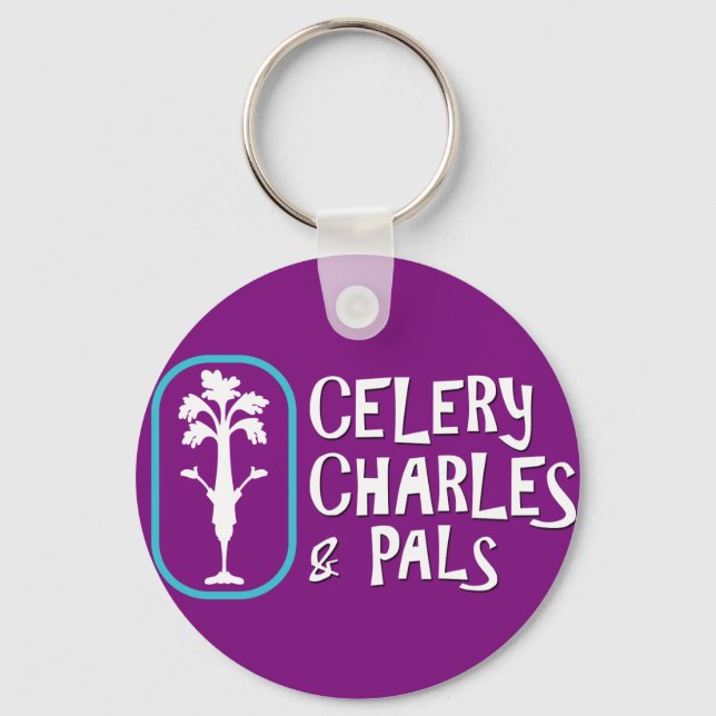 "Charles & Pals"-nyckelkedja för Lila Nyckelring (Framsida)