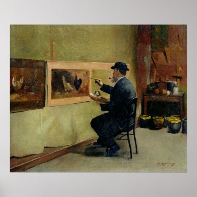 Charles Philippe Gevens, konstnären far Poster (Framsidan)