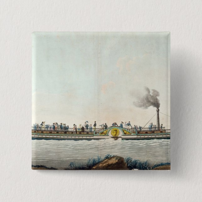 Charles-Philippen, den första steamboaten Knapp (Framsida)