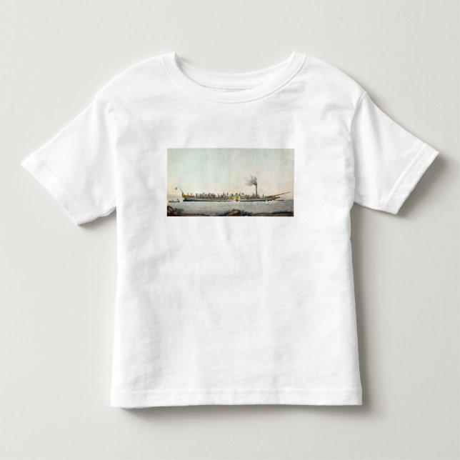 Charles-Philippen, den första steamboaten T Shirt (Framsida)