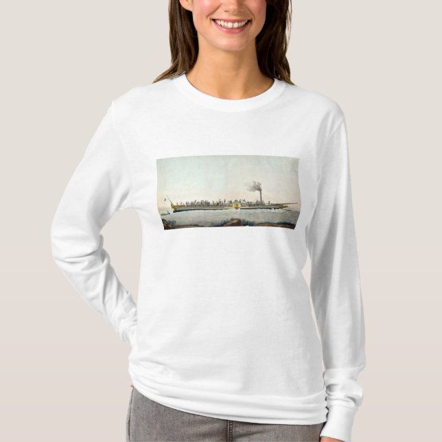 Charles-Philippen, den första steamboaten T Shirt (Framsida)