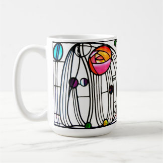 Charles Rennie Mackintosh-blommor Kaffemugg