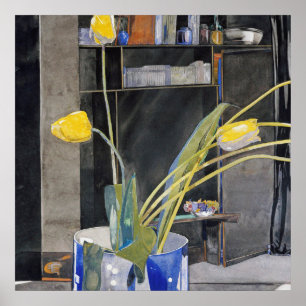 Charles Rennie Mackintosh - Gult Tulips Poster