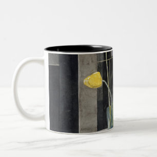 Charles Rennie Mackintosh - Gult Tulips Två-Tonad Mugg