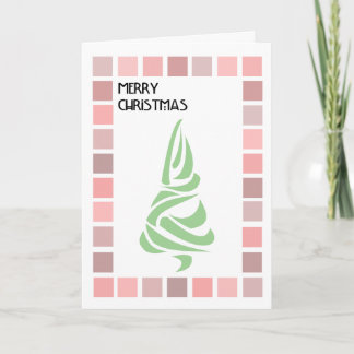 Charles Rennie Mackintosh inspirerad julkort Helgkort