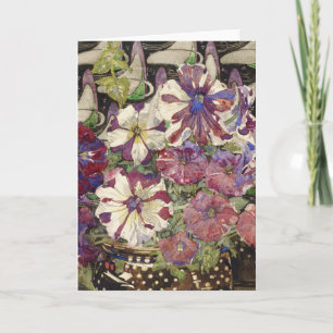 Charles Rennie Mackintosh - Petunias Helgkort