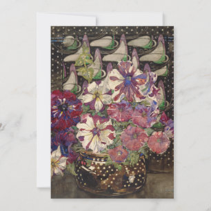 Charles Rennie Mackintosh - Petunias Julkort