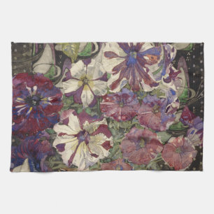 Charles Rennie Mackintosh - Petunias Kökshandduk