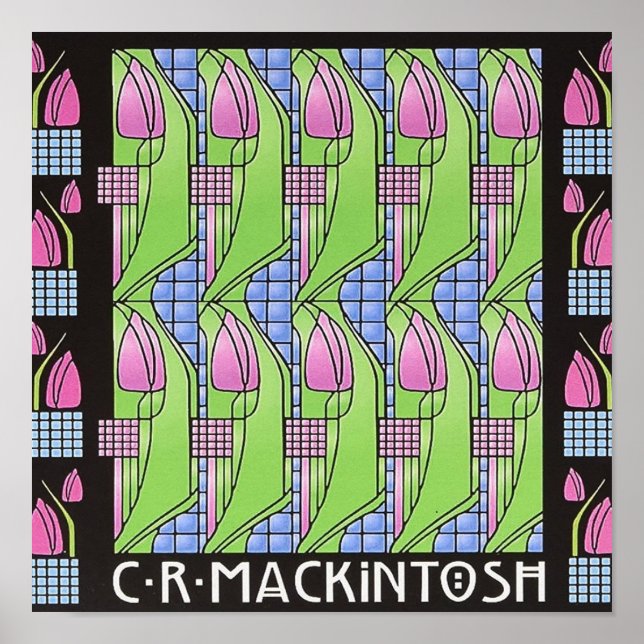 CHARLES RENNIE MACKINTOSH POSTER (Framsidan)