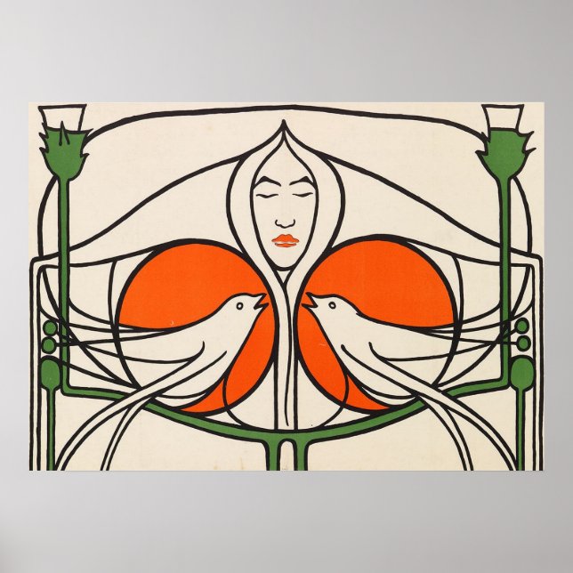 CHARLES RENNIE MACKINTOSH POSTER (Framsidan)