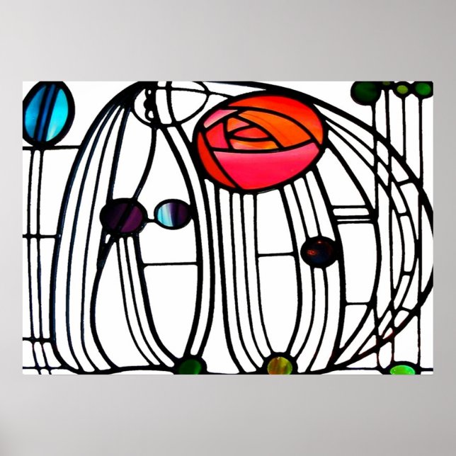 CHARLES RENNIE MACKINTOSH POSTER (Framsidan)