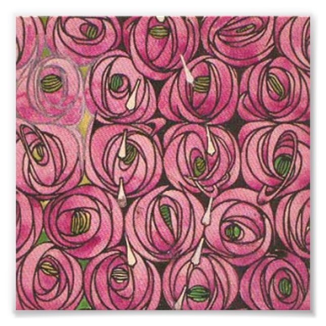 Charles Rennie Mackintosh - Ro Fototryck (Framsidan)