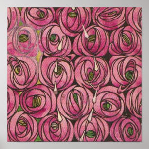 Charles Rennie Mackintosh - Rosor Poster