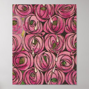 Charles Rennie Mackintosh - Rosor Poster