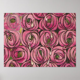 Charles Rennie Mackintosh - Rosor Poster