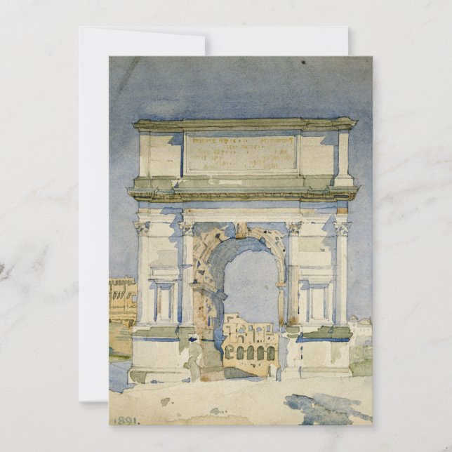 Charles Rennie Mackintosh - The Arch of Titus, Rom (Framsida)