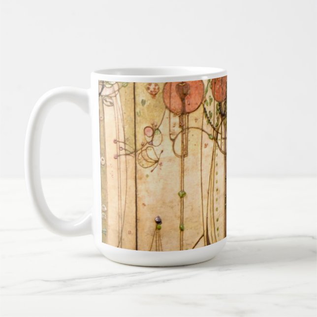Charles Rennie Mackintosh The Wassail Kaffemugg (Vänster)