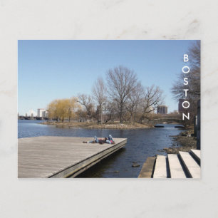 Charles River Esplanade (färg) Vykort
