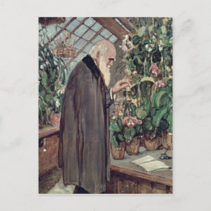 Charles Robert Darwin Vykort