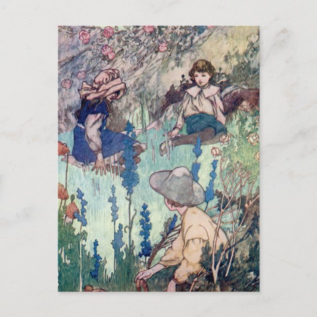 Charles Robinson - Den hemliga trädgården vykort (Framsida)