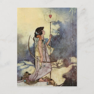 Charles Robinsons konst från Love Songs and Sonnet Vykort