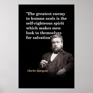 Charles Spurgeon-citat om den största fienden Poster